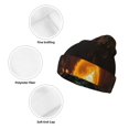 thumbnail image 3 of Lsque Cozy Tree Hole Cabin Pattern Knitted Beanie, Unisex Winter Hat, Knit Hat Winter Beanies Thick Fisherman Beanies Cuffed Plain Skull Caps, 3 of 6