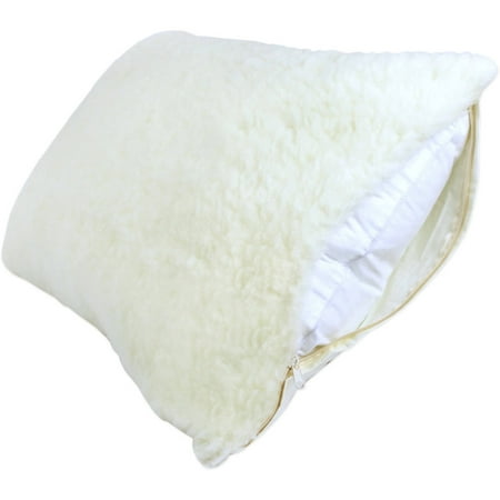Signature Collection Woolmark Certified Pure Wool Fleece Pillow