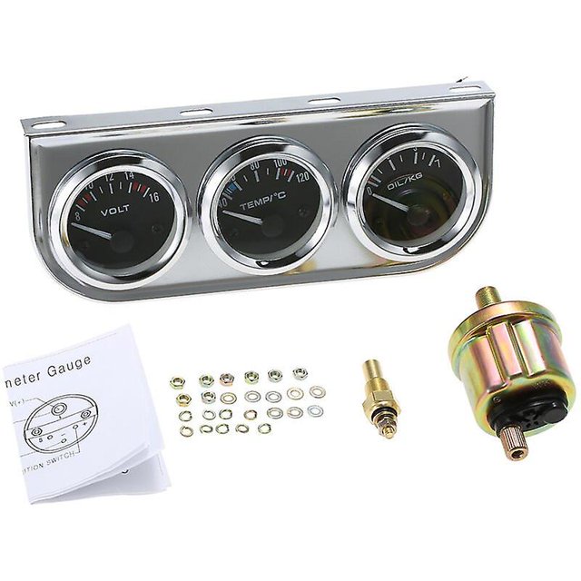 Kit de temperatura del agua Celsius de 52mm para coche y motocicleta Sincero Electrónica