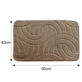 thumbnail image 2 of Alfombra de baño de espuma viscoelástica gruesa de 40 x 60 cm, ultra suave, antideslizante, absorbente de agua, lavable a máquina, de secado rápido, para suelo, ducha y bañera, 2 of 5