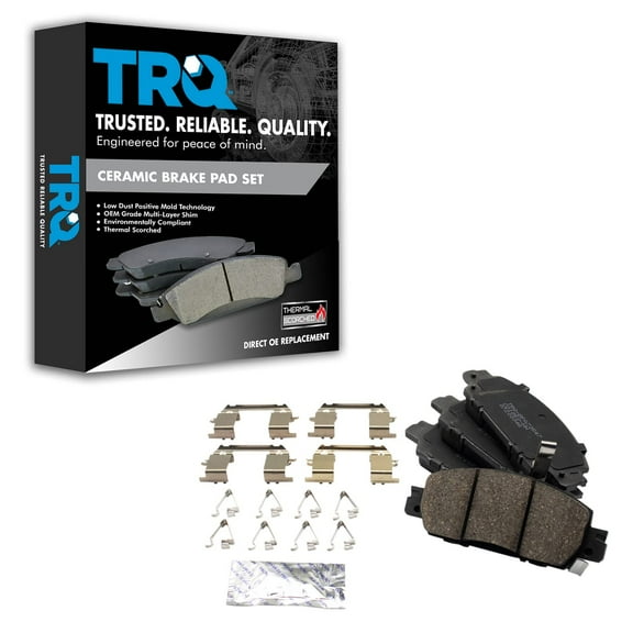 TRQ Font Premium Posi Ceramic Disc Brake Pad Set for Honda Accord LX-S New BFA73547