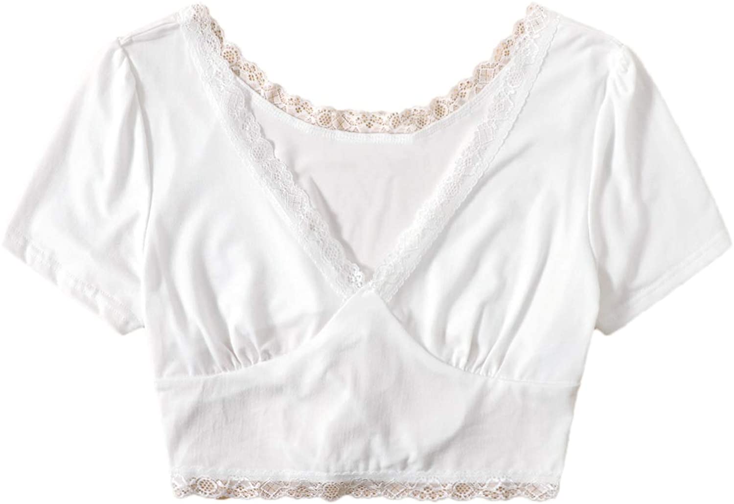 Short Sleeve V Neck Tee Shirt | Walmart 