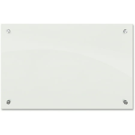 MooreCo, BLT83951, Frosted Pearl Glass Dry Erase Markerboard, 1 Each