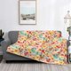 thumbnail image 2 of Fotbe Colorful Chicken Manta de Franela con Estampado, Manta Ultrasuave para Cama, Sofá, Auto, Hipoalergénica y Antibolitas-50"x40", 2 of 6