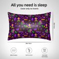thumbnail image 5 of Pofeuu Mardi Gra2 Print Satin Pillowcase for Hair and Skin Pillow Cases, Silk Pillow Cases, Soft Cooling Pillow Covers, 20x30 Inches（Pillow core not included）, 5 of 7