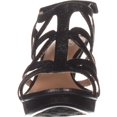 thumbnail image 2 of Womens naturalizer Danya Comfort Dress Sandals, Black/Pewter, 2 of 6