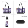 thumbnail image 6 of FORMRS Laptop Tote Bag for Women with 15.6" Computer Compartments Handbag, Halloween Ghosts Purple, 6 of 7
