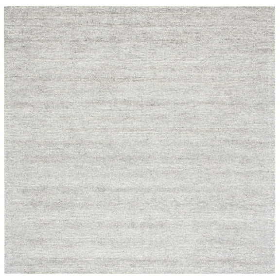 SAFAVIEH Himalaya Walter Solid Area Rug, Grey, 6' x 6' Square