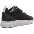 thumbnail image 3 of Geox D Spherica A Women's Lace Up Knitted Fabric Casual Trainers In Navy Size 6, 3 of 6
