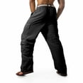 thumbnail image 4 of Cargo Pants For Men Casual Elastic Waist Pants With Pockets Relaxed Fit Spring Summer Beach Yoga Travel Lounge Trousers, 4 of 4