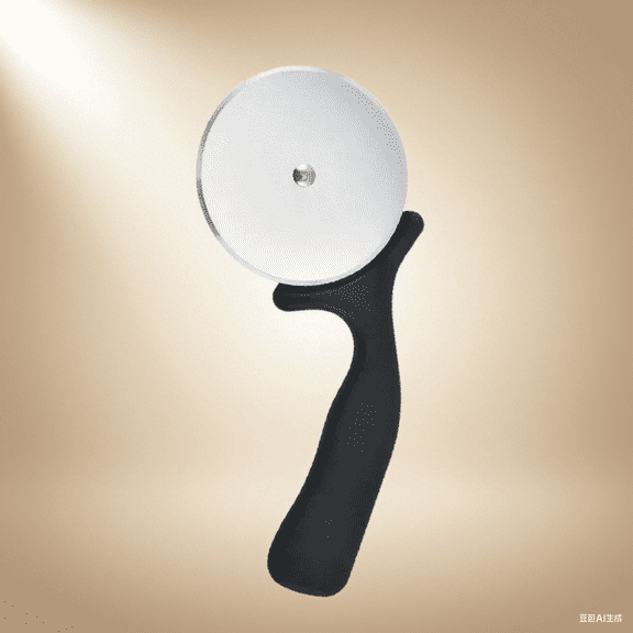Stainless Steel Pizza Cutter Wheel - Professional Pastry, Cookie & Dough Tool with Non-Stick Blade & Comfort Grip