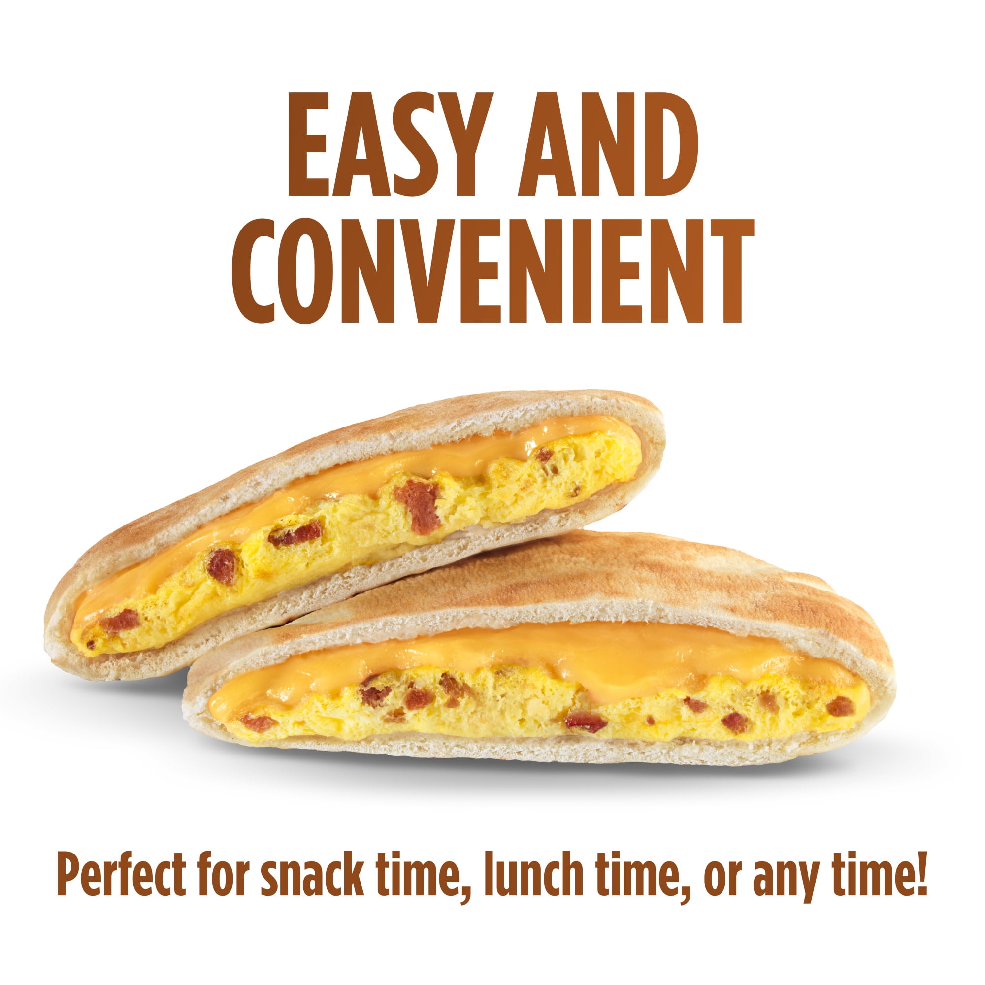 Sandwich Bros. Bacon, Egg & Cheese, Frozen Breakfast Sandwiches, 15 oz., 6-Count