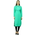 thumbnail image 4 of Phagun Designer Indian Rayon Punjabi Kurta For Womens Ethnic Straight Casual Tunic Kurti, 4 of 8