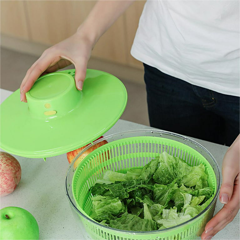 Large Salad Spinner Lettuce Dryer - Easy Spin Salad Spinner Large Vegetable  Washer - Manual Salad spinner - Vegetable Dryer - Veggie Spinner Dry Salad  Spinner By Fullstar