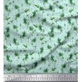 thumbnail image 1 of Soimoi Tissu Crêpe Polyester Imprimé Feuilles par Yard 42 Pouces de Large, 1 of 3