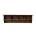 thumbnail image 3 of Alaterre 12 Hook Natural Coat Hook with Storage Cu, 3 of 5