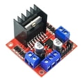thumbnail image 1 of Módulo L298N de Controlador de Motor Paso A Paso con Puente H Doble, Módulo de 2 A/25 W, Adecuado para Robots y Coches Inteligentes, 1 of 5
