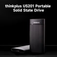 thumbnail image 2 of Lenovo thinkplus US201 512GB Unidad de estado sólido portátil USB3.1 Interfaz de alta velocidad SSD Abanopi 512GB/Negro, 2 of 7