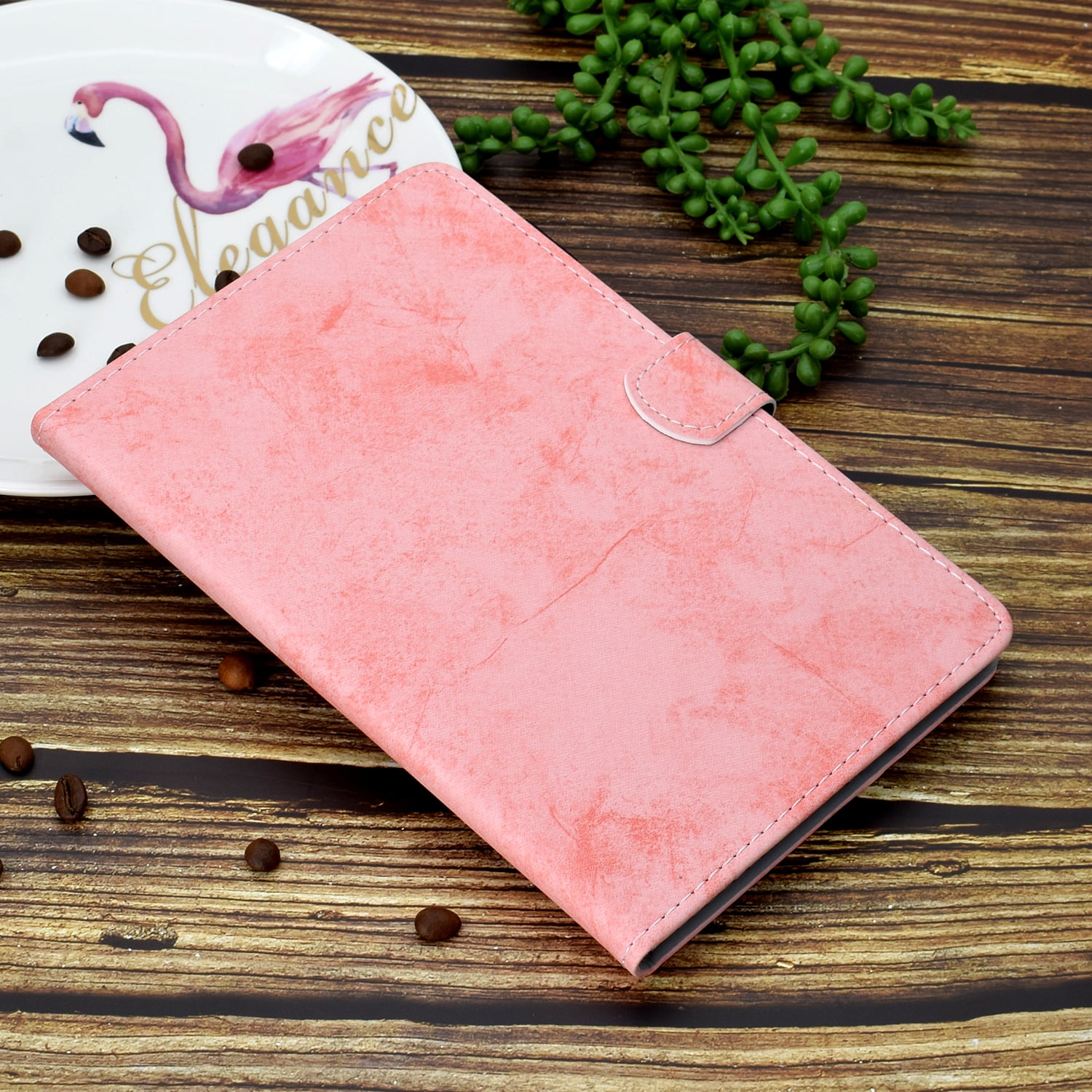 Dteck for New iPad 10th Generation Case 10.9 Inch 2022, Premium Leather Business Folio Stand Cover with Built-in Apple Pencil Holder - Auto Wake/Sleep and Multiple Viewing Angles, Pink