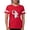 Red, variant on CafePress - Algeria Under The Magnifying Glass T Shirt - Womens Football Shirt