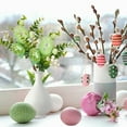 thumbnail image 5 of Twfbrm 6 Pcs Easter Eggs Floral Picks, 11" Artificial Flower Stems with Sparkling Eggs and Berries, Decorative Easter Egg Twig Branches Vase Filler Table Centerpiece Spring Decor for Party Wedding, 5 of 7