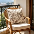 thumbnail image 6 of Bomd Red Pillow Covers 18x18, Red and Cream Floral Chinoiserie Throw Pillows, Vintage Rustic Toile Flower Decorative Pillow Cases, Outdoor Chinoiserie Decor Cushion Case for Couch Bed Sofa, 6 of 6