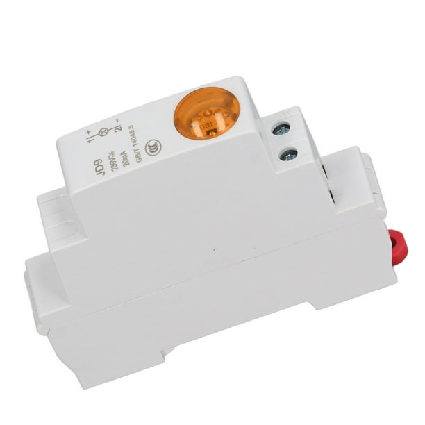 Luz De Carril DIN, Luz Indicadora LED De Carril DIN Instalación Simple Carcasa De PC AC DC 230V Para Torno CNC