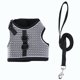 thumbnail image 1 of Arnés para caminar para mascotas, chaleco, correa segura para el pecho, acolchado, transpirable, decoración de entrenamiento, cuerda de tracción, accesorios para ropa, gris M Eigraketly PT000592-03, 1 of 7