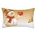thumbnail image 1 of Balery Christmas Snowman Gift Funda de Cojín Estampada, Regalos para Mujeres, Regalos de Amor para Ella, Regalos para Novia o Esposa, Funda de Almohada-16"x24", 1 of 6