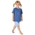 thumbnail image 3 of SCHIESSER Conjunto de pijama para niñas - Niños, corto, algodón, estampado, jersey sencillo Azul 140, 3 of 4
