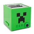 thumbnail image 1 of Tostadora Minecraft Creeper Verde 2 Rebanadas con Símbolo de Enredadera, 1 of 9