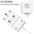thumbnail image 5 of Doorbell Transformer, 24V/500mA Supply Power Adapter with Doorbell Screwdriver Compatible with Video Doorbell, 8M (315") Cable (White), 5 of 5
