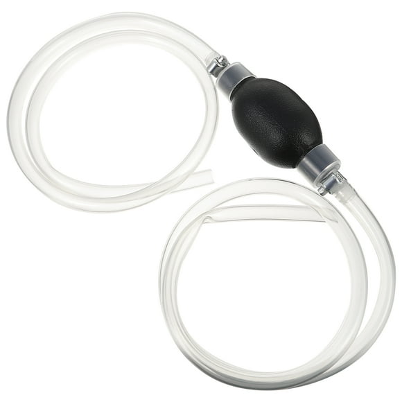 EeaseMX Bomba de sifón para transferencia de aceite, agua y combustible Manguera de sifón para gasolina Bomba de transferencia de combustible