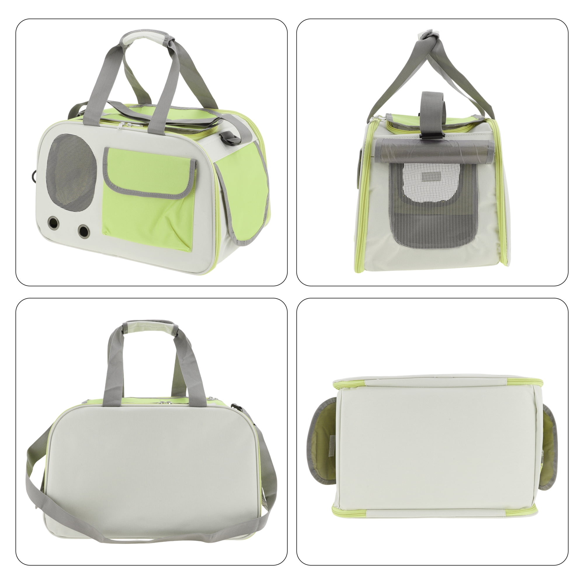 Unique Bargains Pet Carrier Bag Foldable Transport Box for Cats and Small Dogs