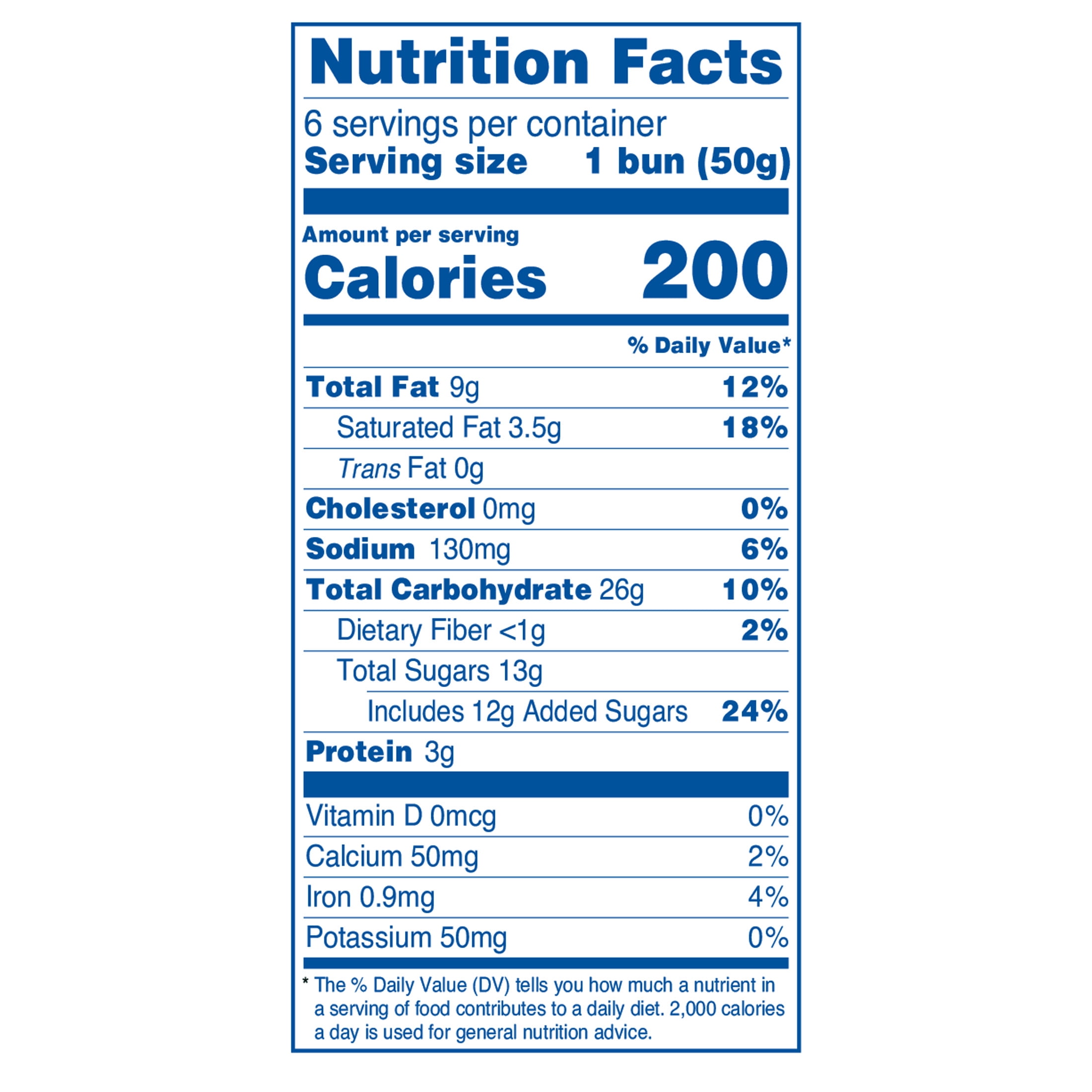 (3 pack) Duchess 10.5oz 6 pack Glazed Honey Bun