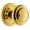 Lifetime Brass, variant on Grandeur Circulaire Passage Door Knob with Circulaire Rosette