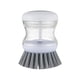 thumbnail image 1 of Cepillo Para Lavar Platos Con Dispensador De Jabón, Cepillo De Cocina Para Limpiar Platos, Ollas, Sartenes, Fregaderos, 1 Cepillo Dispensador De Jabón, Negro/Transparente/Blanco, 1 of 3