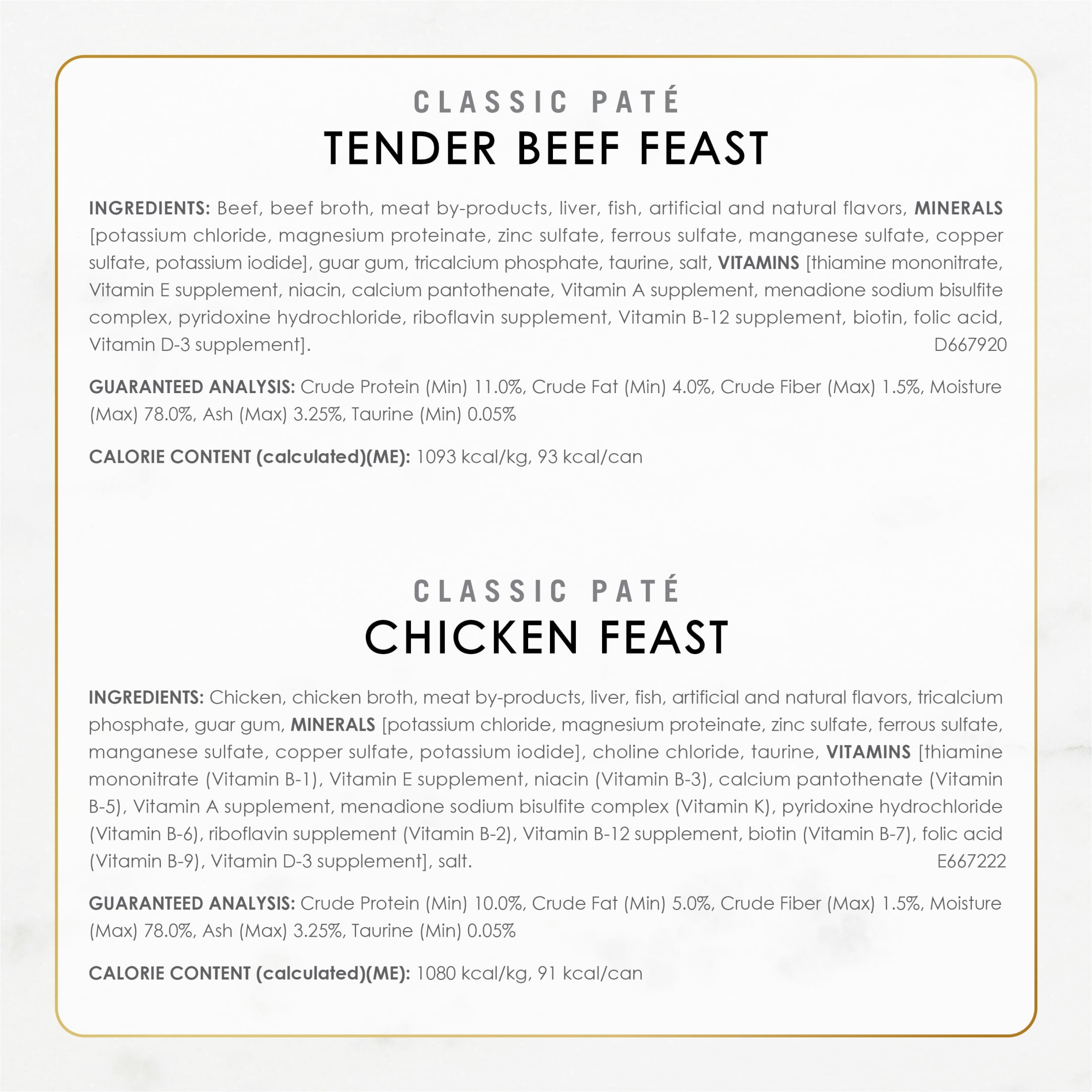Purina Fancy Feast Classic Collection Pate Wet Cat Food, Poultry & Beef, 3 oz Cans (30 Pack)
