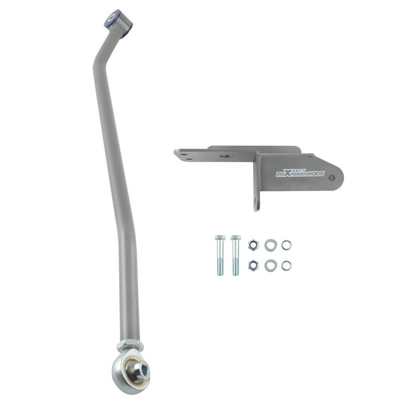 maXpeedingrods 4-6.5" Lift Front Track Bar for Jeep Cherokee XJ 1984-2001, Adjustable Panhard Rod w/Relocater Bracket, Silver Gray
