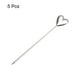 thumbnail image 3 of Inoxidable Acero Cóctel Palillos, 5uds 4.41" Metal Cóctel Dientes Palillos Martini Palillos Reutilizables Corazón Forma Cóctel Brochetas para Bebidas Aperitivo Frutas (Plateado), 3 of 7