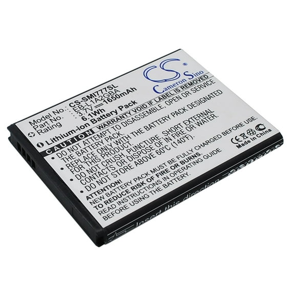 Replacement Battery for Samsung Attain,Galaxy Attain 4G,Galaxy S II,Galaxy S II 4G,SGH-I777,EB-L1A2GB,EB-L1A2GBA,EB-L1A2GBA/BST,1650mAh,Mobile Phone battery