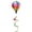 1, variant on Tibvox Hot Air Balloon Wind Spinner Rainbow Pinwheel Windsocks Spiral Windmill for Outdoor Garden Yard Lawn Decoration Gift