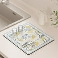 thumbnail image 4 of 40X50Cm Pu Dish Drying Mat Absorbent Diatomite Drain Pad For Kitchen Dinnerware, 4 of 7