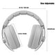 thumbnail image 2 of Baby Ear Muffs PandaEar Auriculares con cancelación de ruido, color gris, 2 of 7
