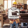 thumbnail image 2 of Actor 18" X 18" Heavy-Gauge Aluminum Architectural Sign | SignMission Designer Parking Actress Act Tv Film Theater Movies Broadway Metal Novelty Gift Funny Joke Gag Road Garage, 2 of 4