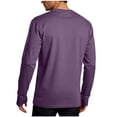 thumbnail image 4 of Long Sleeve T-Shirt for Men Ghalytn Crew Neck Athletic Top - Stretch Tee with Thumb Holes, 4 of 5