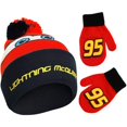 thumbnail image 1 of Set de gorro y manoplas de invierno Disney Cars Lightning McQueen, 1 of 6