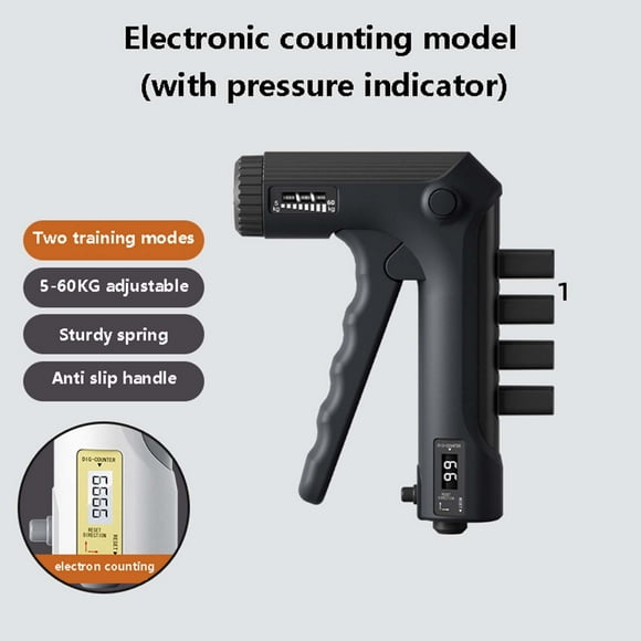 Summer Savings Clearance! Grip Strength Device for Men, Adjustable Electronic Arm Muscle Training, Finger Strength Training, Counting Hand Grip Exerciser for Forearm and Hand Fitness