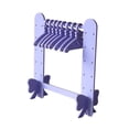 thumbnail image 3 of Soporte para pendientes, mini perchero para pendientes, expositor de pendientes violeta claro, 3 of 9