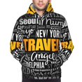 thumbnail image 5 of Bingfone Travel Men'S Drawstring Hoodie Long Sleeve Pocket Sweatshirts-X-Large, 5 of 9